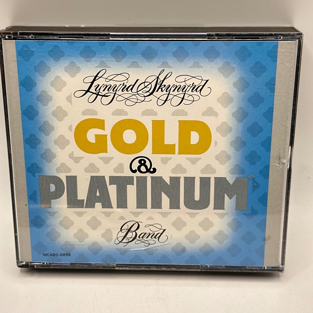 Lynyrd Skynyrd Gold & Platinum Band 2 CD Set MCA Records MCAD2-6898 Southern NM
